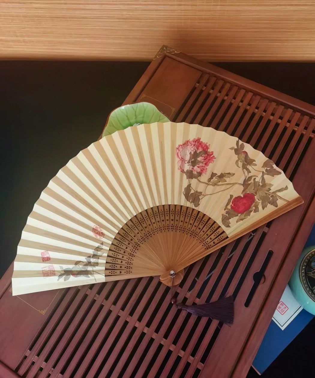 Éventail pliant – style traditionnel chinois