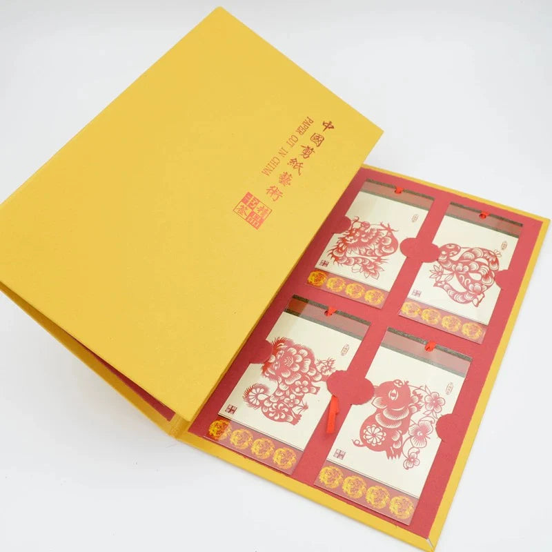 Marque-page en papier découpé – marque-page artisanal de style chinois traditionnel