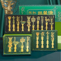 Coffret de marque-pages en métal – création culturelle de Sanxingdui