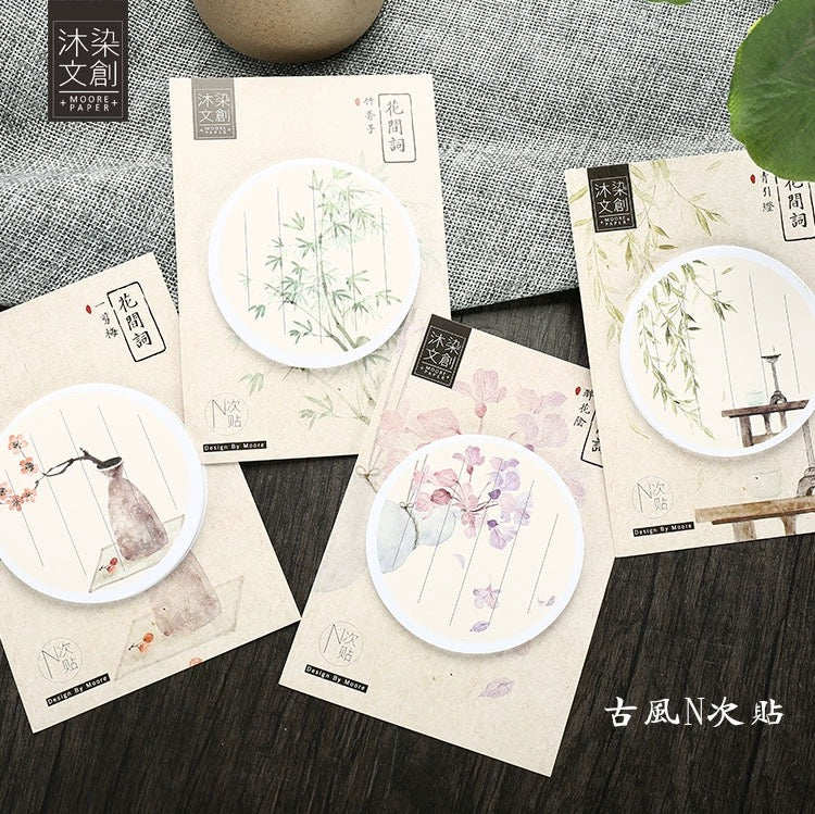 Post-it – Style calligraphie et peinture chinoises