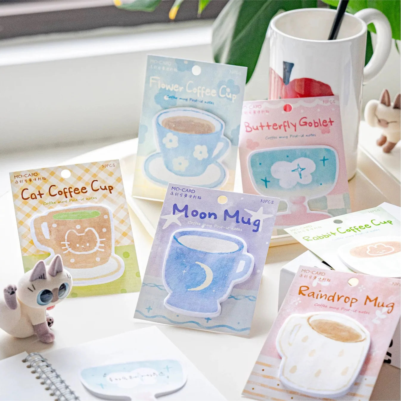Post-it Mo Card – dessins cartoon mignons