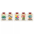 Magnet de réfrigérateur – “Quatre symboles”, prunier, orchidée, bambou, chrysanthème et pin