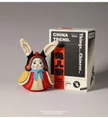 Coffret cadeau de poupées brodées – “Quatre symboles”, poupée traditionnelle “Tu’er Ye” (lapin), création originale