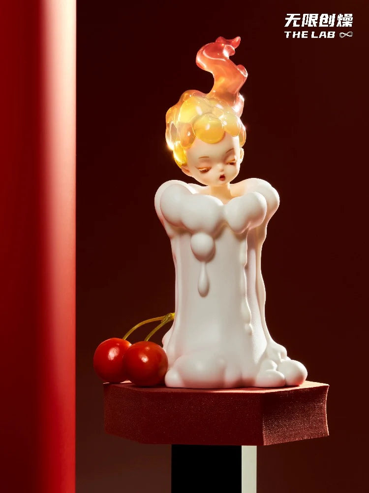 Veilleuse rechargeable créative – figurine “bougie soufflable”, jouet design pour chambre, idée cadeau d’anniversaire