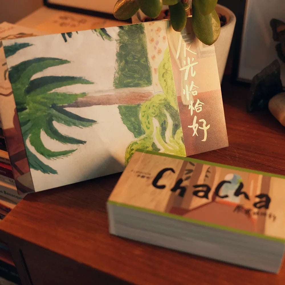 “Papayep” – artbook “Le bon moment”, coffret avec flipbook (livre à feuillets)
