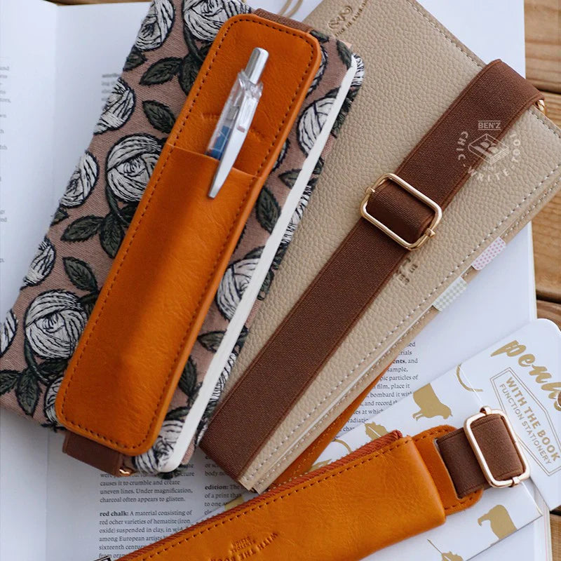 Trousse porte-stylos en cuir véritable – BENSTORE
