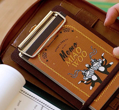 Petit carnet à pince – BENSTORE, format de poche