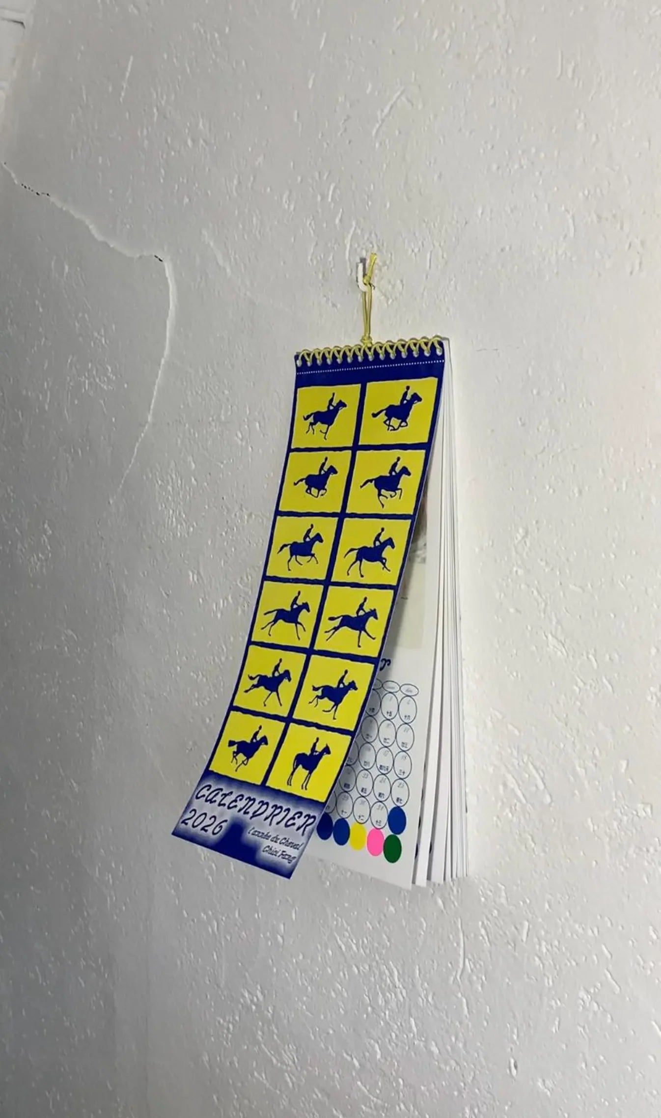 Calendrier 2026 – Chici, édition originale en risographie, Nouvel An