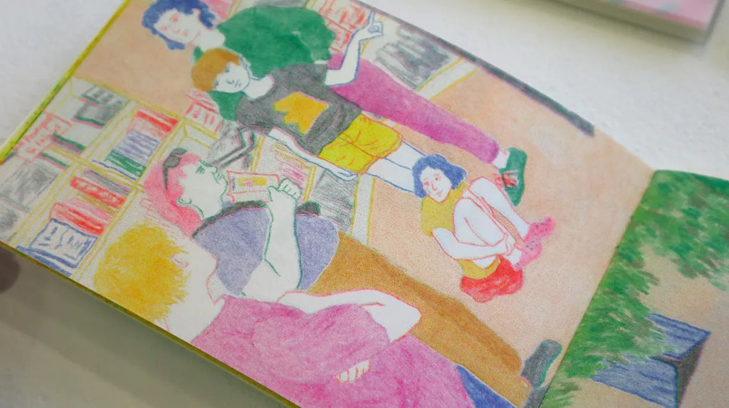 Livre illustré – Chici, édition originale en risographie 4 couleurs, Marseille